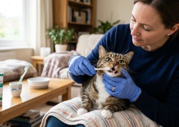 Cara membersihkan gigi kucing